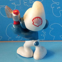 shell promo smurf with axe