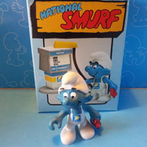 national petrol promo smurf with box